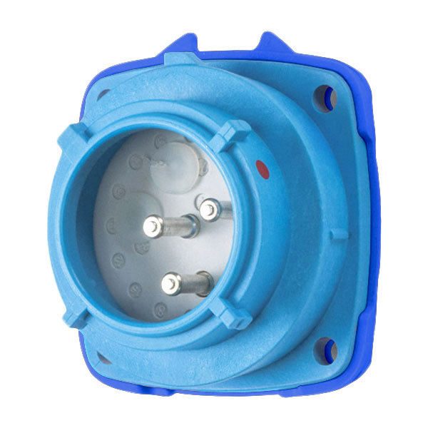 01-N8162 - PN20 INLET POLY BLUE SIZE 1 TYPE 4X 2P+G 20A 208 VAC 60 Hz